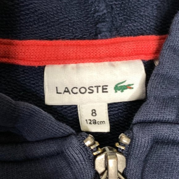 Lacoste navy hoodie - Picture 2 of 6